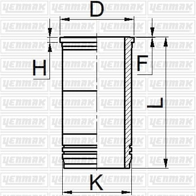 GOMLEK Q102.0MM STD -RENAULT TRUCK-MIDR 602.026 D EURO 0/1