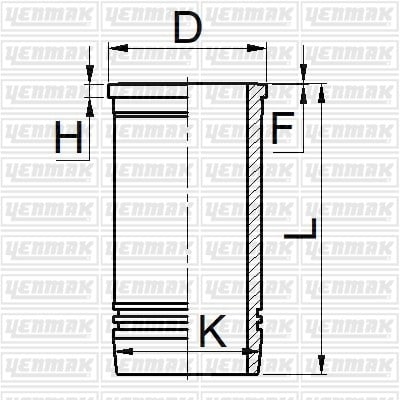 GOMLEK Q102.0MM STD -ZETOR-4901 - 6901 - 7701