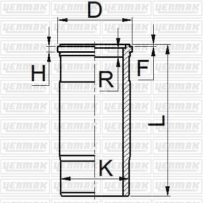 GOMLEK Q104.78MM STD -VOLVO-D7 A/B