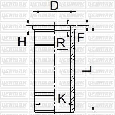 GOMLEK Q104.78MM STD -VOLVO-MD 70 B-D 70 A-B-TD 70 A/B/C-TAMD 70/C - FOSFAT KAPLAMA