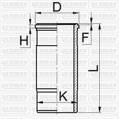 GOMLEK Q104.78MM STD -VOLVO-TD 71 A