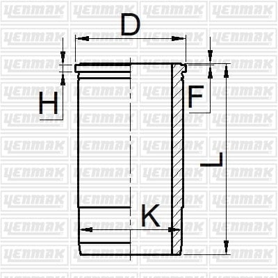 GOMLEK Q105.0MM STD -MWM-D 226 B/2-D 226 B/3-D 226 B/4-D 226 B/6-FF
