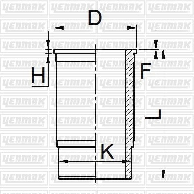 GOMLEK Q107.95MM STD -JOHN DEERE-4227