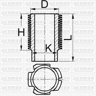GOMLEK Q108.0MM STD -HATZ-E 108