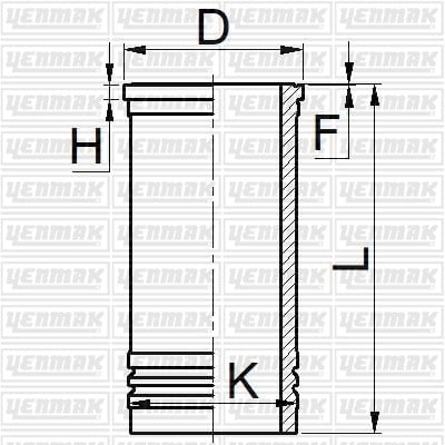 GOMLEK Q108.0MM STD -UTB-UNIVERSAL-U 50.U 500-U 650 M-U 651 M D110