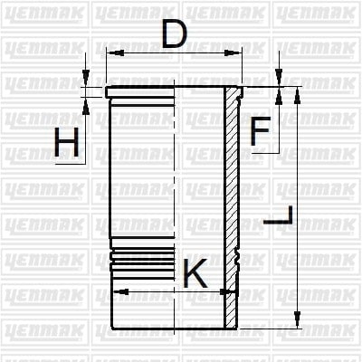 GOMLEK Q108.0MM STD -VOLVO-D EAE 2 D 7