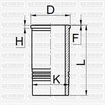 GOMLEK Q108.0MM STD -VOLVO-D EAE 2 D 7