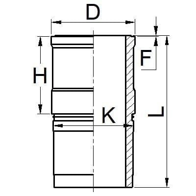 GOMLEK Q114.0MM STD -CUMMINS-6CTAA 8.3/6 CTAA EURO 1 - YENI MODEL-KISA TIP FOSFAT KAPLAMA