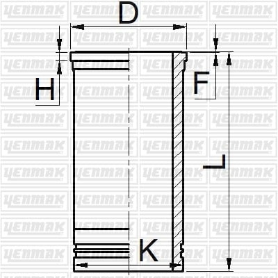 GOMLEK Q114.31MM STD -CATERPILLAR-D 330 A-D 333 - SERTLESTİRİLMİS-8S2240