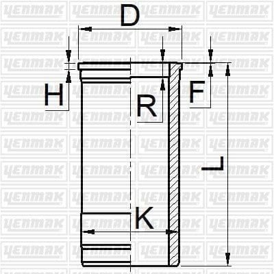 GOMLEK Q115.0MM STD -SCANIA-D5-D7-DS8-DSJ 8 01-DS 8 01/05/06