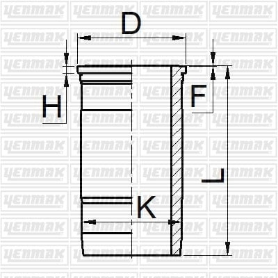 GOMLEK Q120.0MM STD -RENAULT TRUCK-MIDR 0620.45