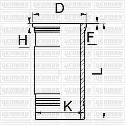 GOMLEK Q120.0MM STD -RENAULT TRUCK-MIS/MIDS 620.30-MIDR 620.30 - FOSFAT KAPLAMA