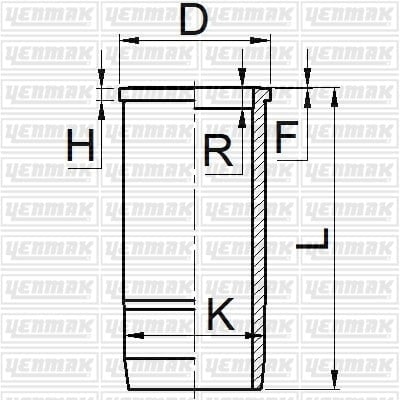 GOMLEK Q120.65MM STD -VOLVO-D 100 A/B-MD 100 B.HD 100 A-TD 100 A