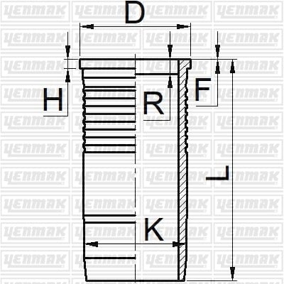 GOMLEK Q120.65MM STD -VOLVO-TD 100 B-TD 100 BG
