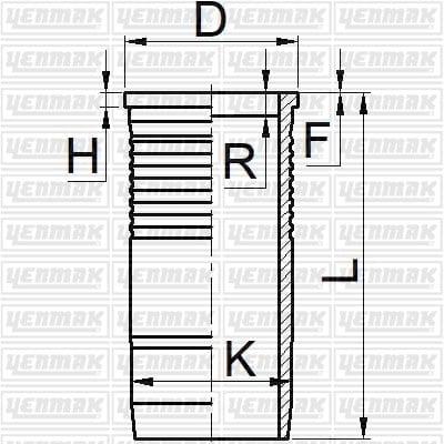GOMLEK Q120.65MM STD -VOLVO-TD 100 B-TD 100 BG