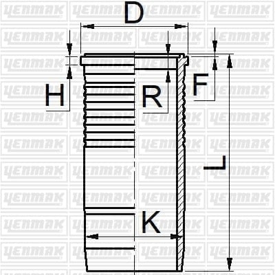 GOMLEK Q120.65MM STD -VOLVO-TD 100 BG/F 101 G/F