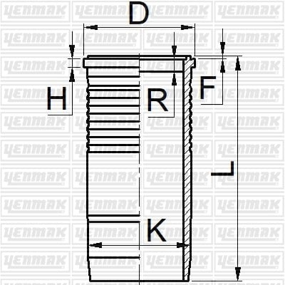 GOMLEK Q120.65MM STD -VOLVO-TD 100 BG/F 101 G/F