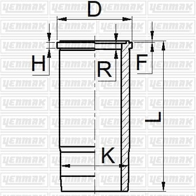 GOMLEK Q120.65MM STD -VOLVO-TD 103 E/ES/EA EURO 2