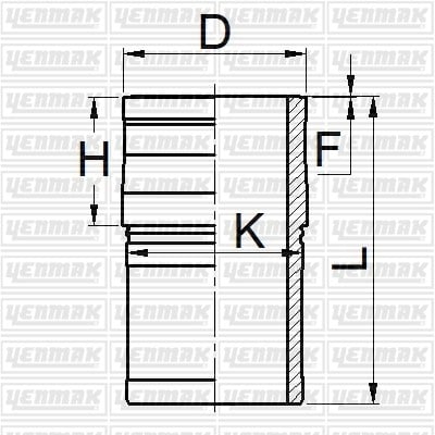 GOMLEK Q125.0MM STD -CUMMINS-611/661 CID