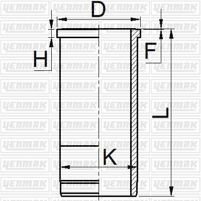 GOMLEK Q127.0MM STD -SCANIA-D 10-11