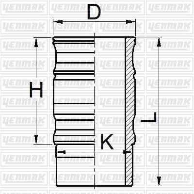 GOMLEK Q127.0MM STD -SCANIA-DC 9 EURO 4-DT 12 EURO 4