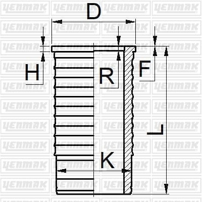 GOMLEK Q127.0MM STD -SCANIA-DS 14-DS 14.06-DSC 14.01