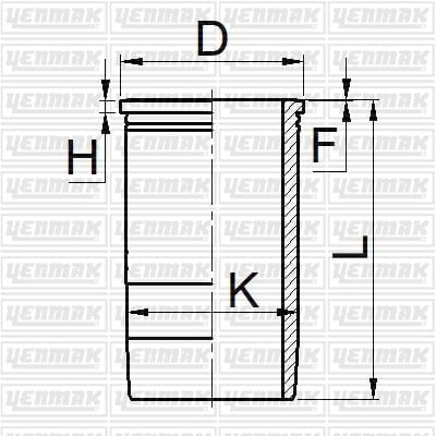 GOMLEK Q128.0MM STD -MAN-D 2865 - D 2866 LF