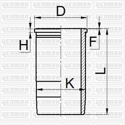 GOMLEK Q128.0MM STD -MERCEDES-OM 427LA-447LA - FOSFAT KAPLAMA