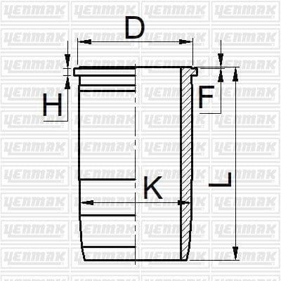 GOMLEK Q130.0MM STD -MERCEDES-OM 501-541 LA