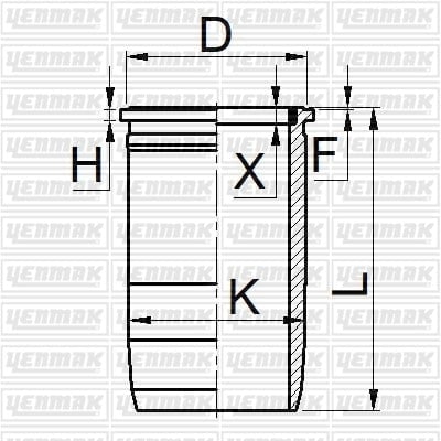GOMLEK Q130.0MM STD -MERCEDES-OM 501-541 LA