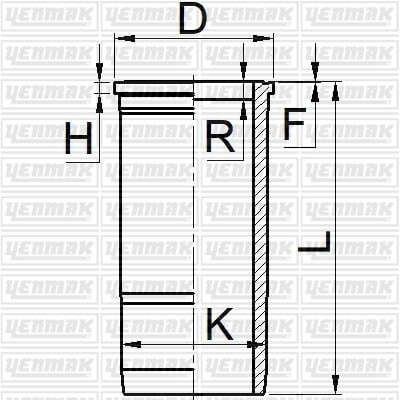 GOMLEK Q130.18MM STD -VOLVO-TD 120 CF/121 F