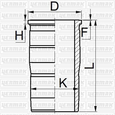GOMLEK Q131.0MM STD -VOLVO-DH12 E-FH13 360/400/440-FM13 360/400/440