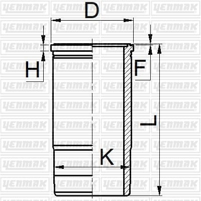 GOMLEK Q144.0MM STD -VOLVO-D 16 A/B