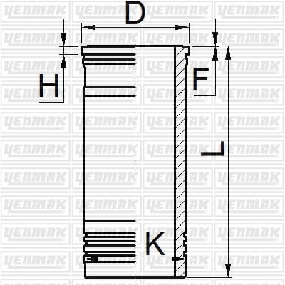 GOMLEK Q146.05MM STD -CATERPILLAR-D 339-D 13000-D 342-375-364-397-386-8N5676