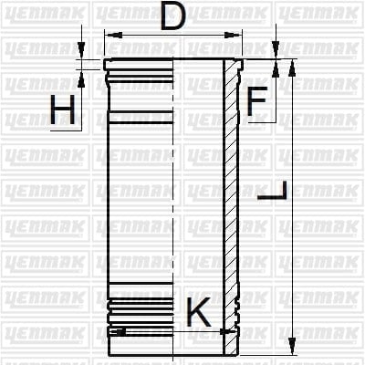 GOMLEK Q146.05MM STD -CATERPILLAR-D 339-D 13000-D 342-375-364-397-386-8N5676