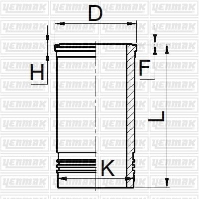 GOMLEK Q155.0MM STD -KOMATSU-D 155 A-6128-21-2216