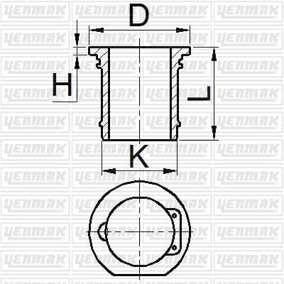 GOMLEK Q60.0MM STD -COMPRESOR-DAIMLER BENZ OM 457-VOİTH-NR: LP 490