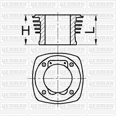 GOMLEK Q90.0MM STD -COMPRESOR-DAIMLER BENZ OM 327/355/356/360/366
