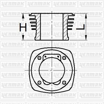 GOMLEK Q90.0MM STD -COMPRESOR-DAIMLER BENZ OM 327/355/356/360/366