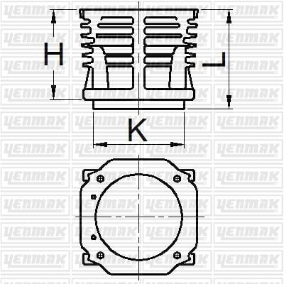 GOMLEK Q90.0MM STD -COMPRESOR-DAIMLER BENZ OM 401-402-403-407-421-422-423-427-440-441-442-447