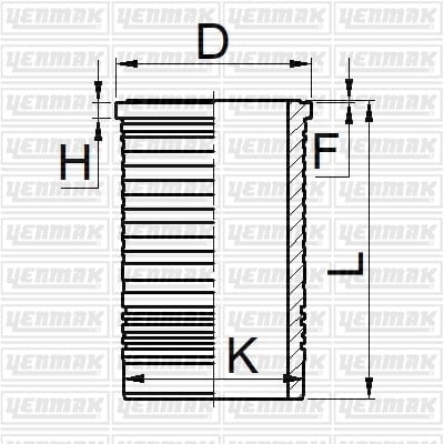 GOMLEK Q92.0MM STD -ALFA ROMEO-155 2.5 TD