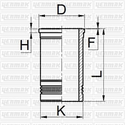 GOMLEK Q92.0MM STD -VOLVO-TAMD 31-41 B/D AD 31 XD