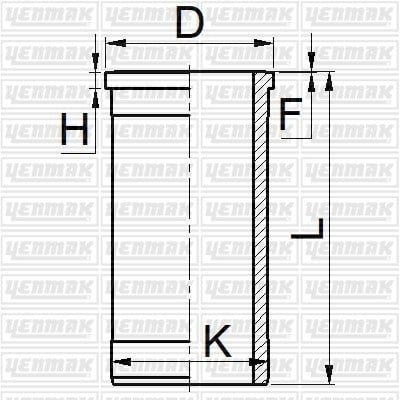 GOMLEK Q92.0MM STD -VOLVO-TD 40 A