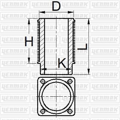 GOMLEK Q95.25MM STD -LISTER-ST1-TS1