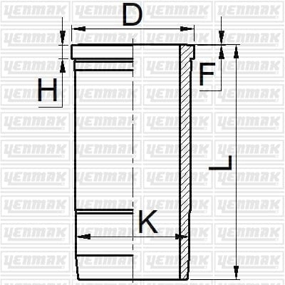 GOMLEK Q98.43MM STD -VOLVO-D 60-TD 60 A-TD 60 B-C-DG