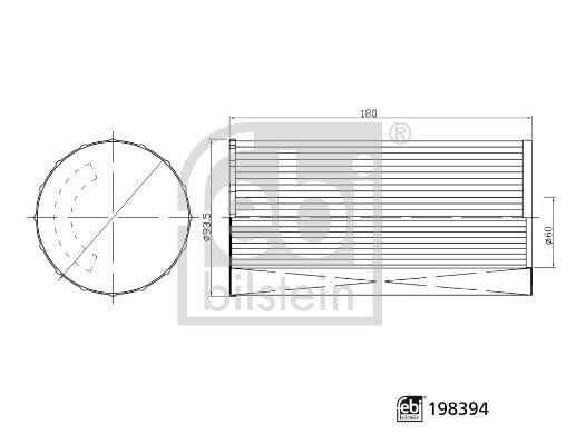 HAVA FİLTRESİ JCB D-SERİE