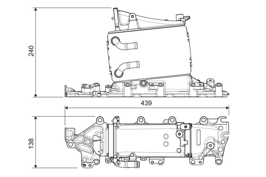 HAVA SOĞUTUCU VW GOLF wo EGR Valve