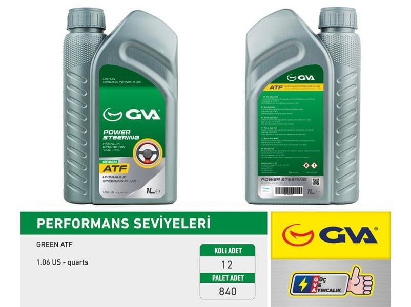 HİDROLİK DİREKSİYON YAĞI ATF YEŞİL 1 LT