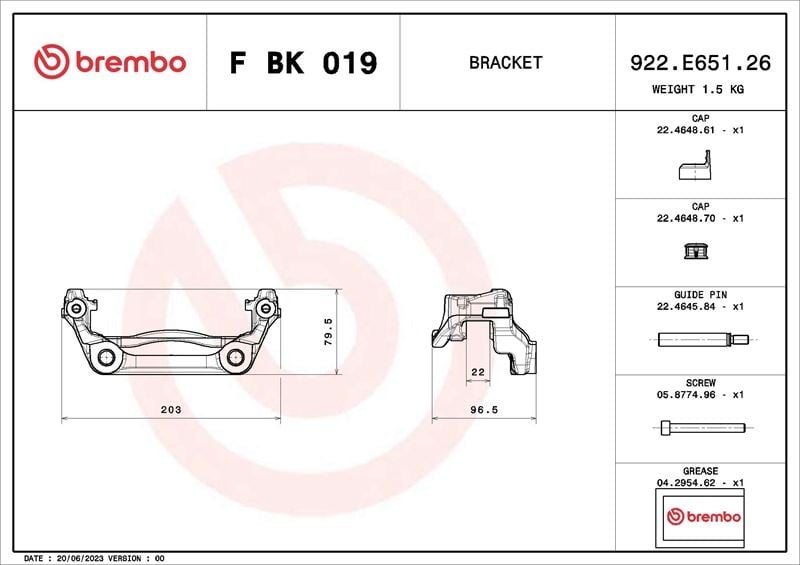 KALİPER TUTUCU MERCEDES eSPRINTER Van B910 02-20->-MERCEDES SPRINTER 3.5-t Platform-Chassis B907. B910 02-18->-MERCEDES SPRINTER 3.5-t Tourer Bus B907 02-18->-MERCEDES SPRINTER 3.5-t Van B907.