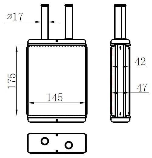 KALORİFER BRAZİNG HEATER A/M 175X145X42 CAPİTAL